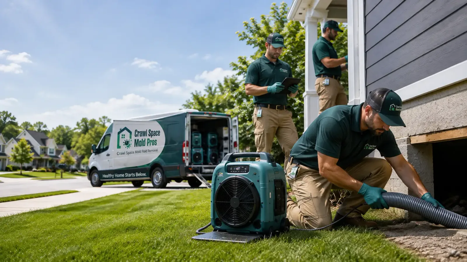 Crawl Space Mold Removal in Alburtis, PA